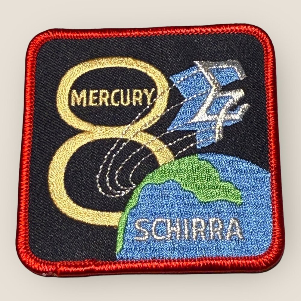 NASA Mercury 8 Schirra Mission Embroidered Patch Collectible Space Exploration
